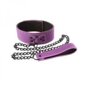 Lust Bondage Collar Purple Lust Bondage Collar Purple